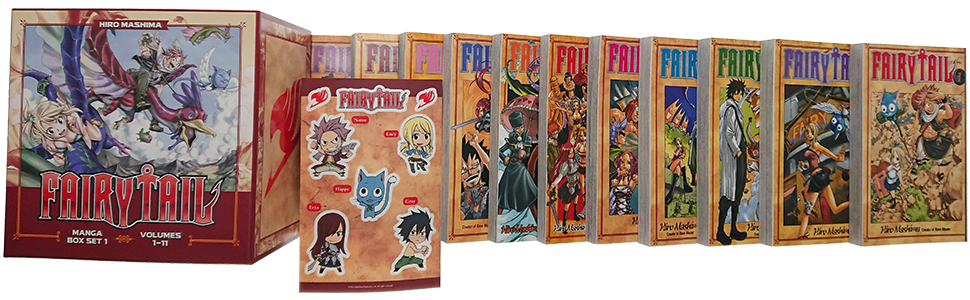 Amazon.com: FAIRY TAIL Manga Box Set 1: 9781632368850: Mashima
