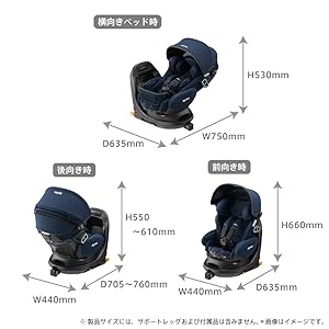 Amazon | Aprica(アップリカ) チャイルドシート ISOFIX固定 フラディア