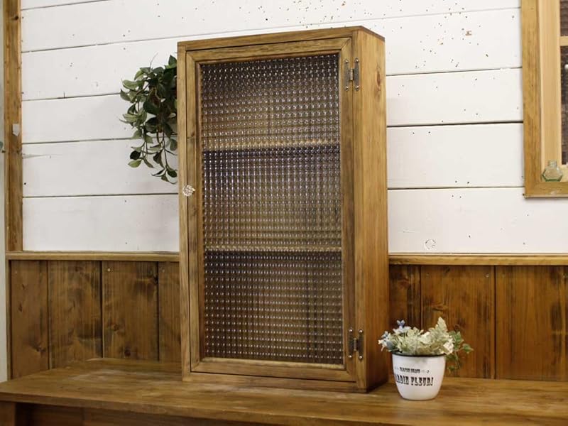 明治29年 ガラス扉の木製ケース アンティーク 明治29年 ガラス扉の木製