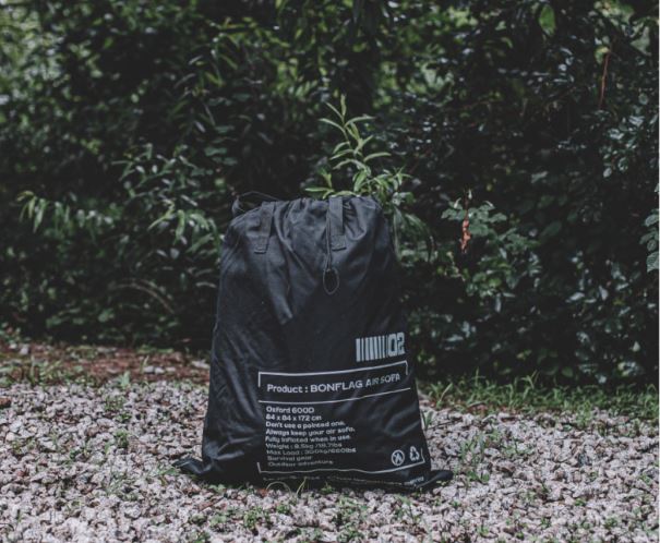 BONFLAG キャンプ エアーソファ タクティカル2人用 オリーブグリーン