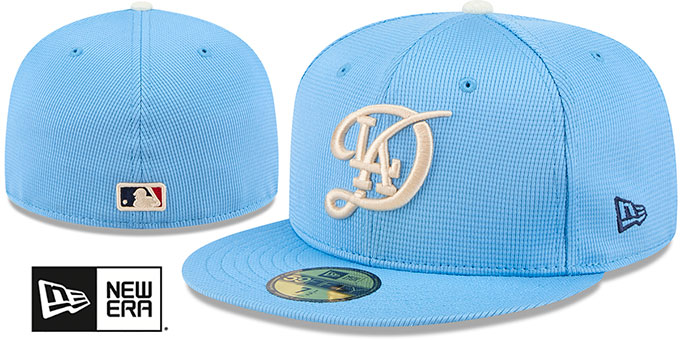 Los Angeles Dodgers 2025 CITY CONNECT BATTING PRACTICE Fitted Hat