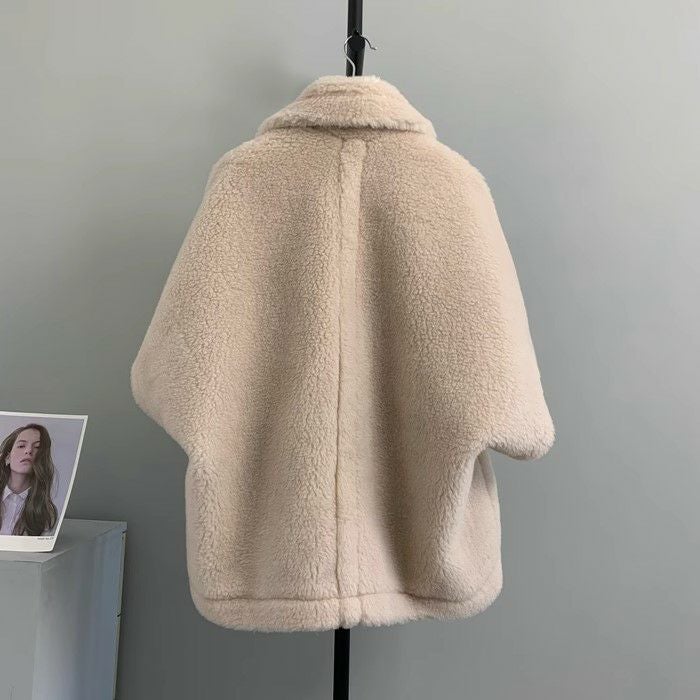 一部即納 7color WOOL ALPACA ケープ ポンチョ コート | LiLiRena