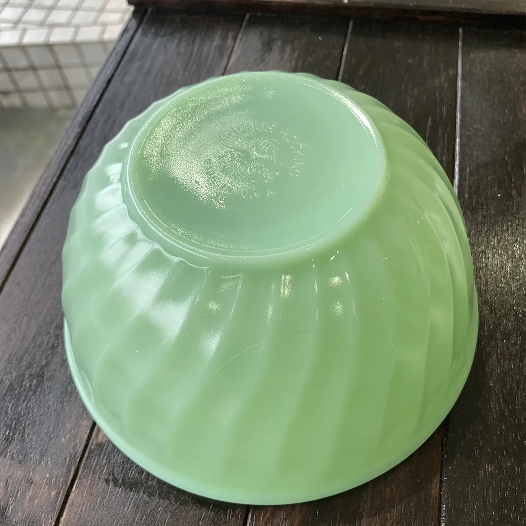 スワールミキシングボウル7インチ17.7cm Fire-king - マメチコ Fashion