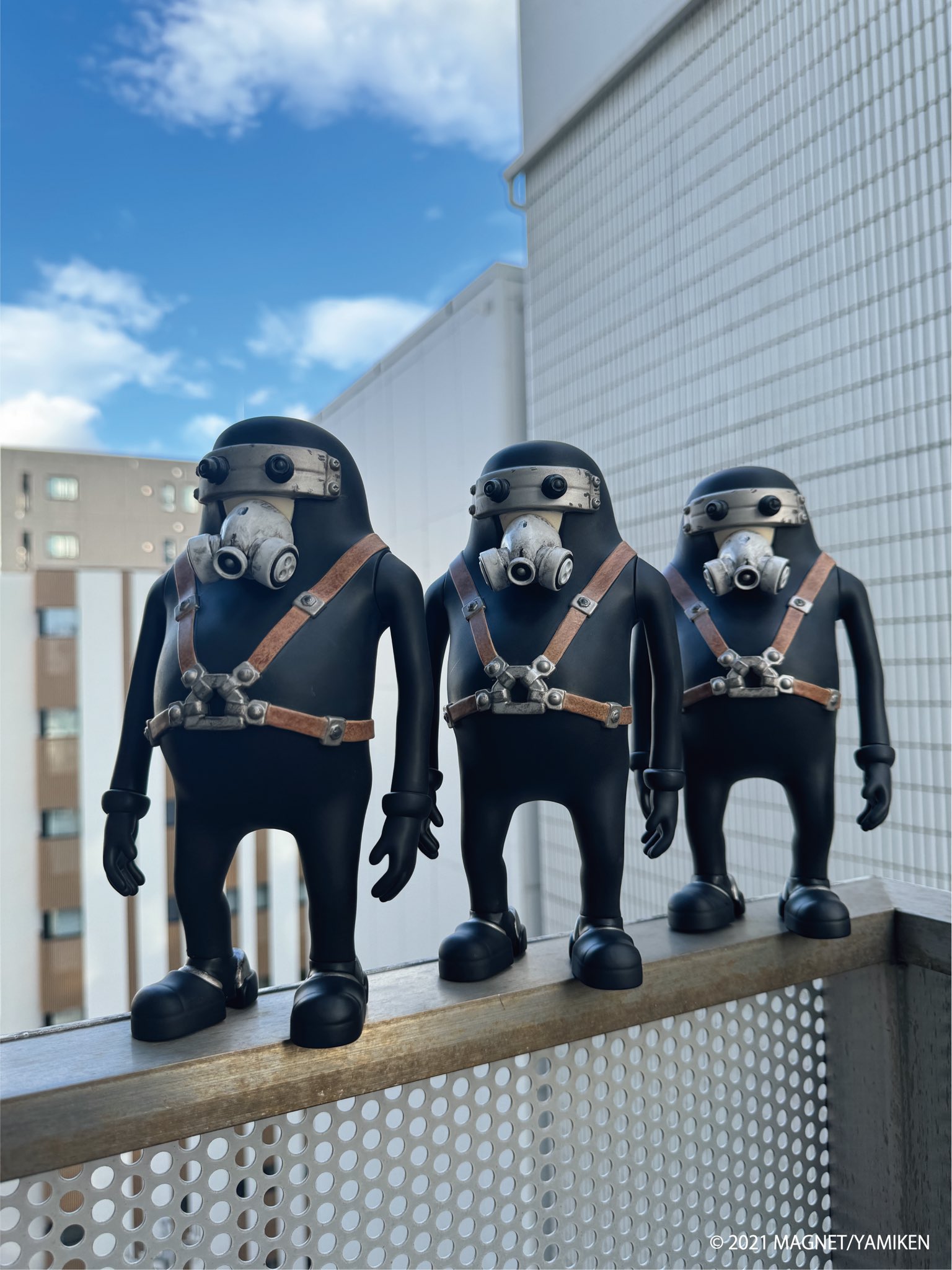 堀貴秀 films JUNK HEAD/ 3バカ 1/1 ソフビフィギュア 3体セット