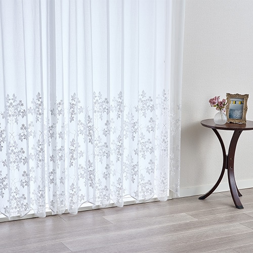 オーダー】エレガンス 高級感あるエバ柄形状記憶付レース VA10002