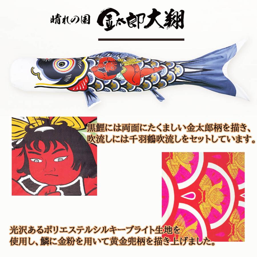 鯉のぼりこいのぼり 庭用 コンパクト にわデコ 金太郎 大翔 おしゃれ