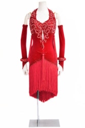 スタンダードドレス WS0714D ブルーパラダイス S 社交ダンス モダン