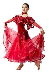 タカダンス スタンダードドレス 3S-00175 ｜社交ダンス スタンダード