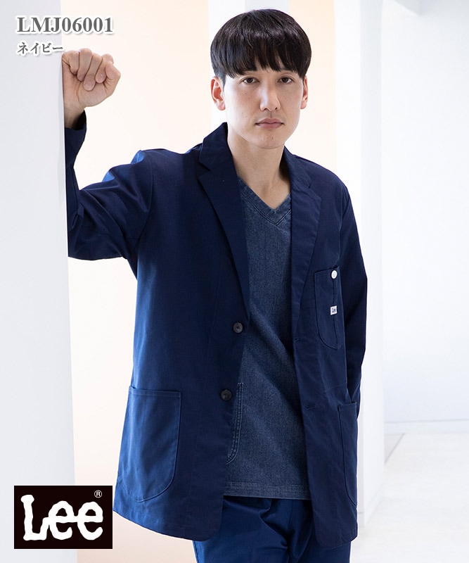 Leeメディカルメンズ白衣ジャケット長袖[ボンマックス製品] LMJ06001