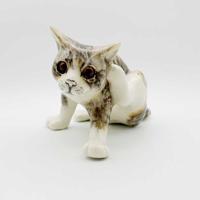 ウィンスタンレイキャット 耳かきキジ白猫 サイズ3 ケンジントン