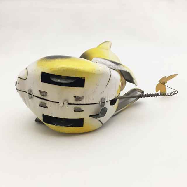 日本製 動く猫のおもちゃ ブリキ＆ソフトビニール 増田屋 1950-60年代