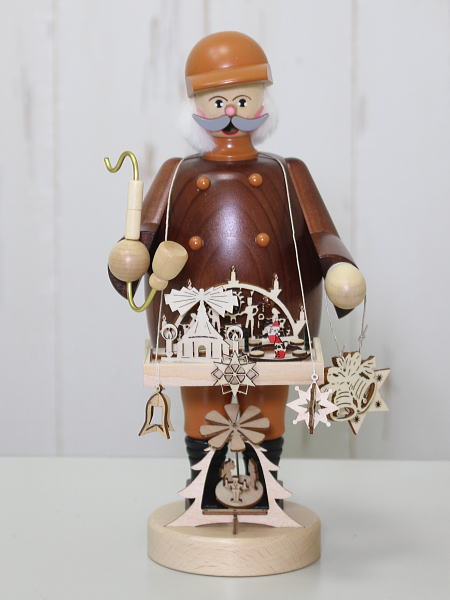 ドイツ製 煙出し人形 クリスマスオーナメントの行商人 (PEWO社