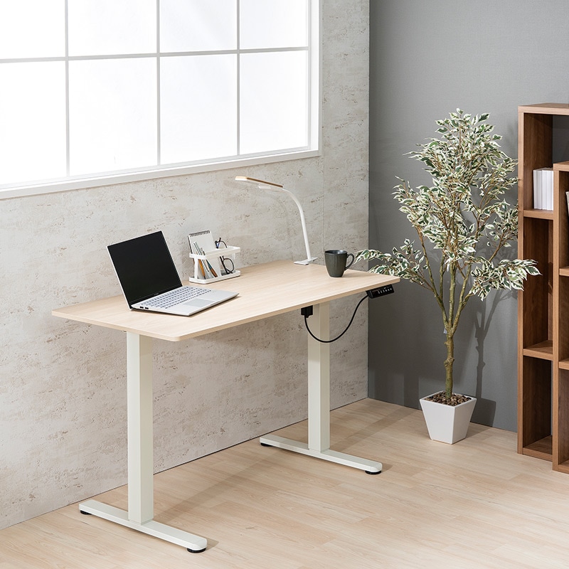 電動昇降デスク UN120 NA/WH【大型商品配送】 の通販｜東京インテリア