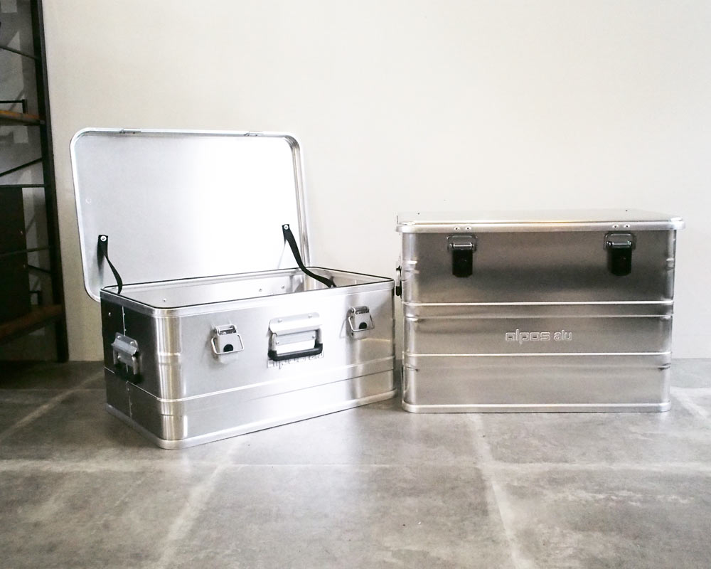 ALPOS/アルポス｜アルミコンテナ 蓋付き / ALUMI CONTAINER with LID