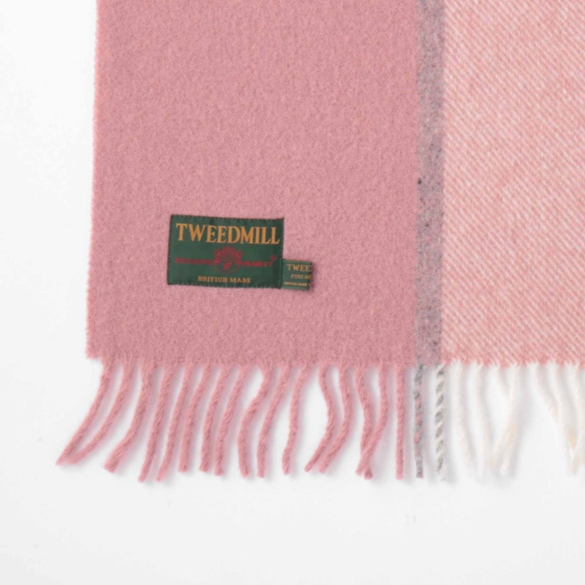 ブランケット ニーラグ 70x183cm ブロックチェック チャコール ダ