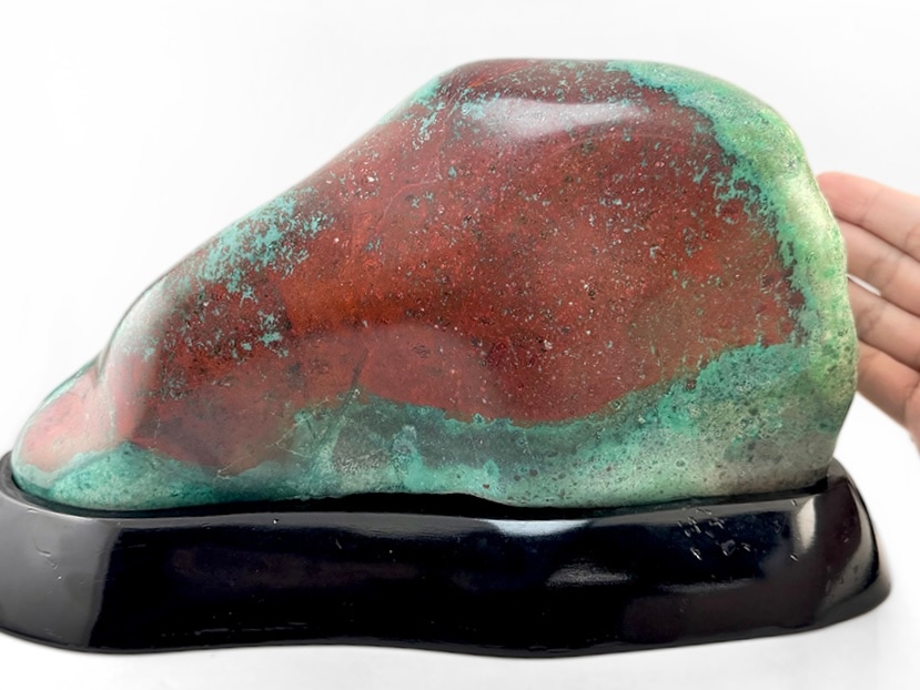 木製台座付き天然石・美石 (with WOOD STAND)