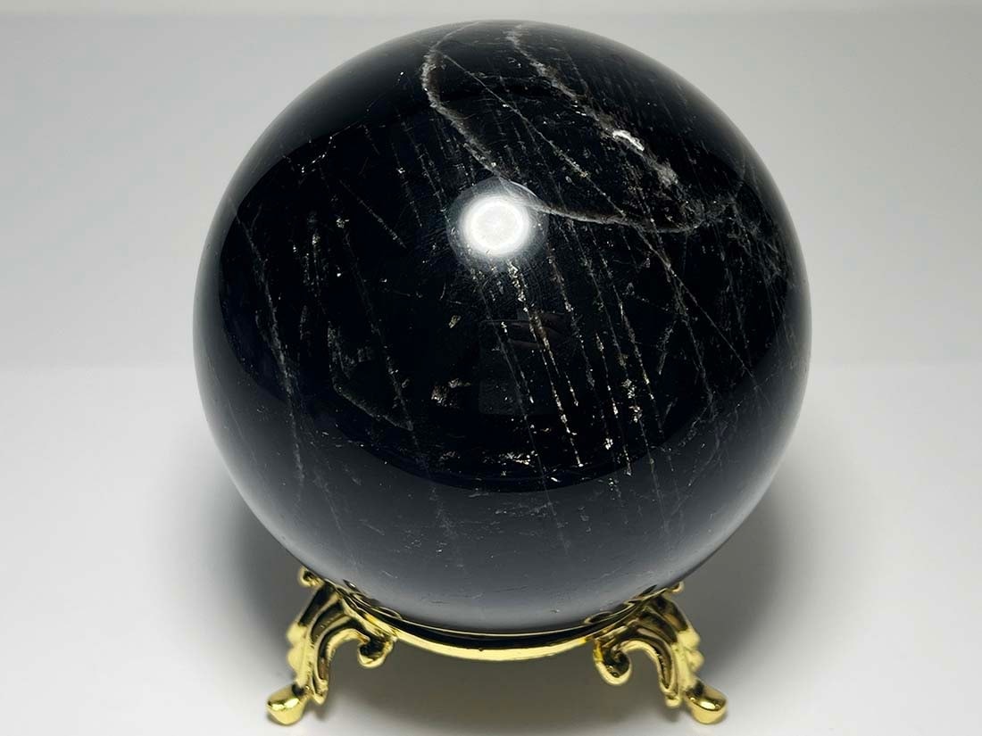 モリオン(黒水晶) 105mm丸玉