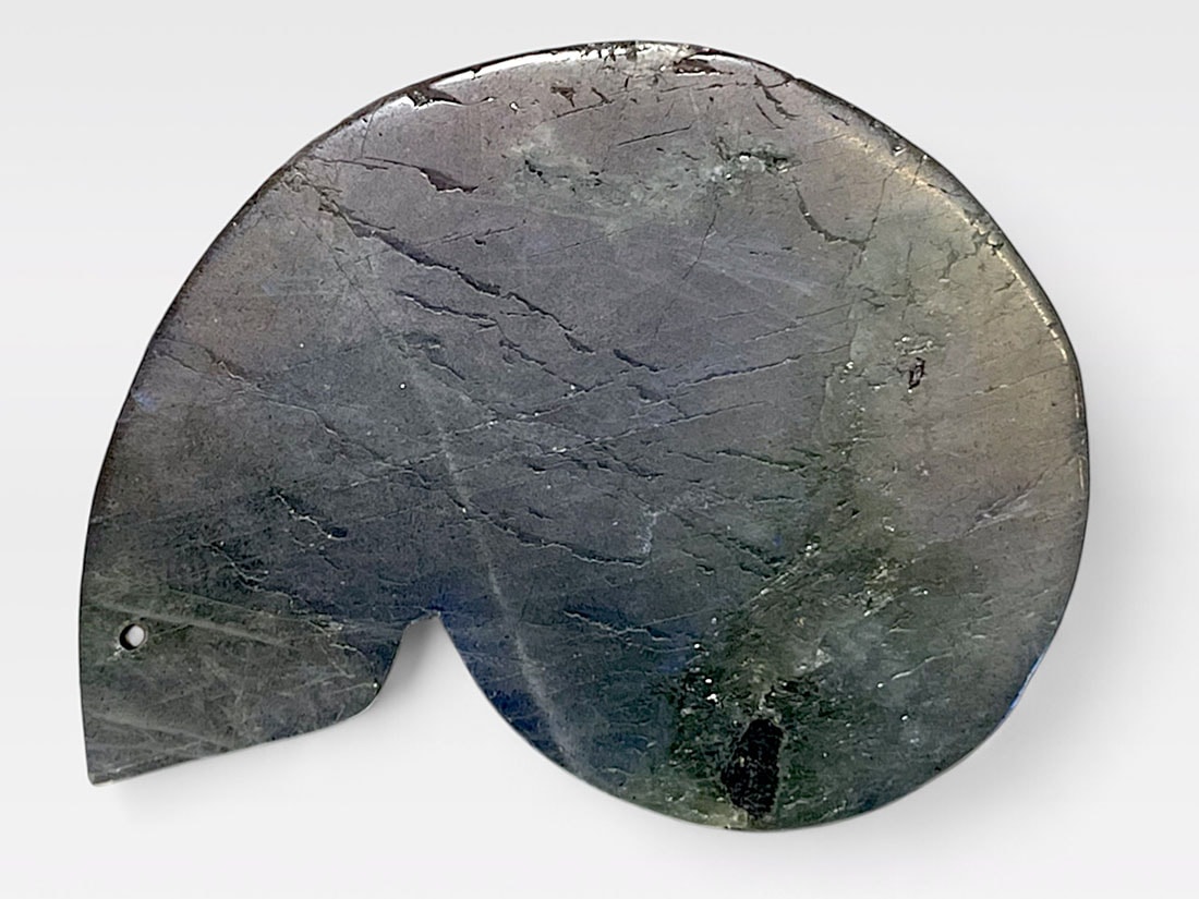 マダガスカル産 ラブラドライト アンモナイト ポリッシュ