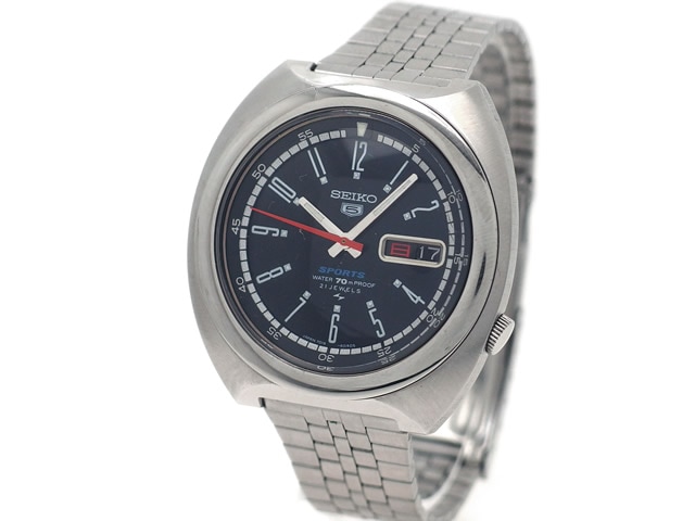 セイコー 5スポーツ 7019-6020 21石自動巻 OH済 昭和45年製