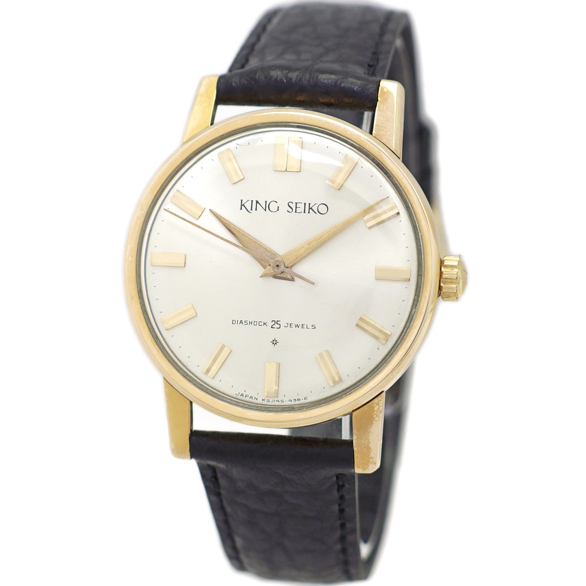 キングセイコー J14102 1st SD文字盤 14金張り 25石 手巻 OH済