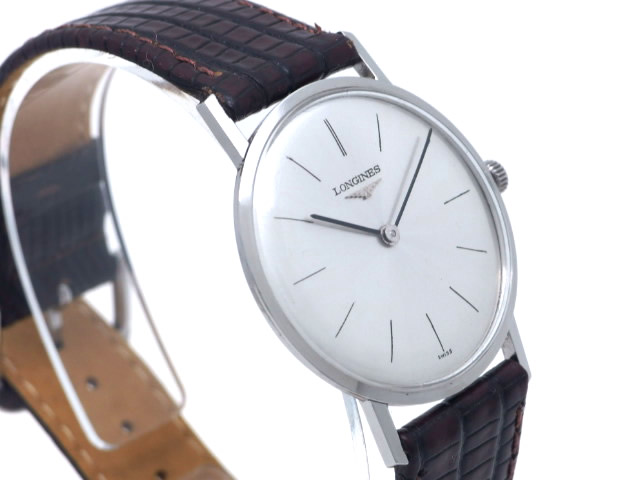 ロンジン 2針 Cal.428 17J 手巻 OH済 1970年代 Longines