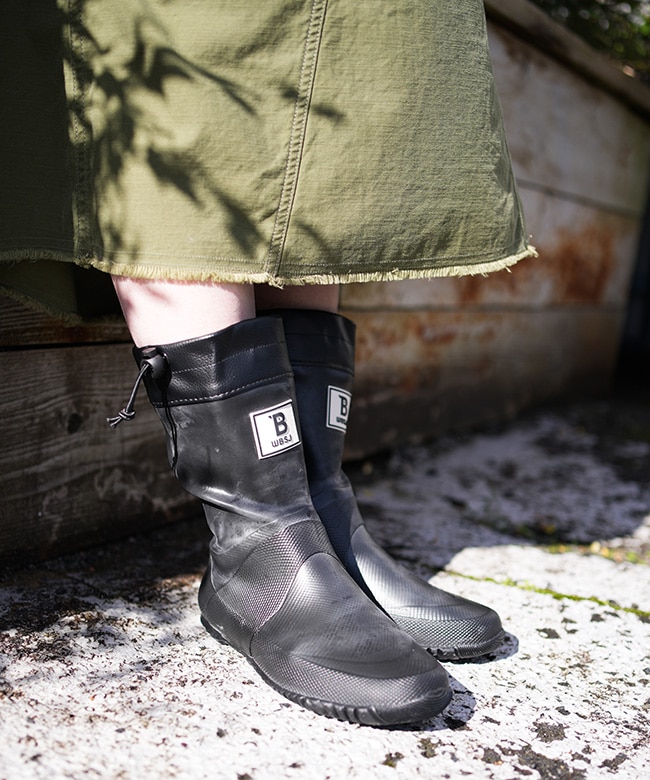 BW-44/45/49]日本野鳥の会 バードウォッチング 長靴 ショート丈 レイン