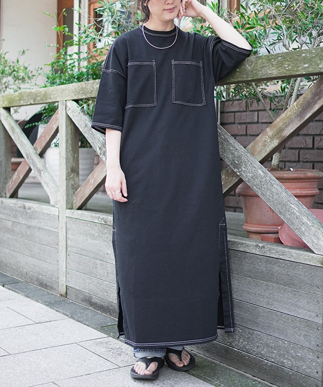 SALE 50%OFF】[24MMSOP06]THE SHINZONE(ザ・シンゾーン) STITCH DRESS