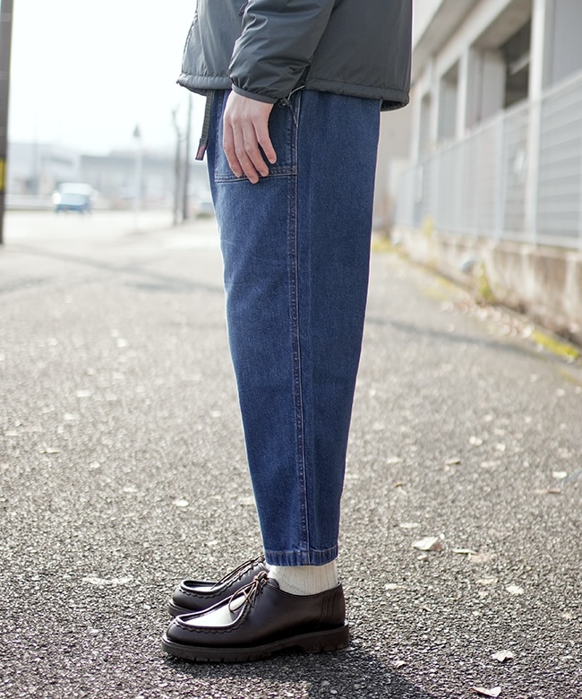 G5SU-P082]GRAMICCI(グラミチ) STRETCH DENIM LOOSE TAPERED PANT