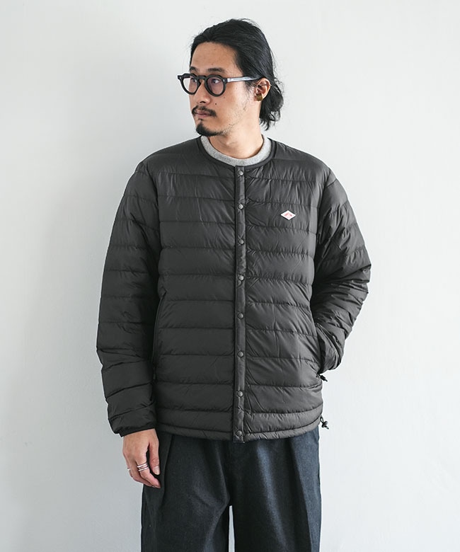 ◇[DT-A0025RRT]【収納袋付き】DANTON(ダントン) INNNER DOWN CREWNECK