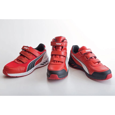プーマ 安全靴 642440 アスレチックライダー2.0 レッド・ロー 25～28cm