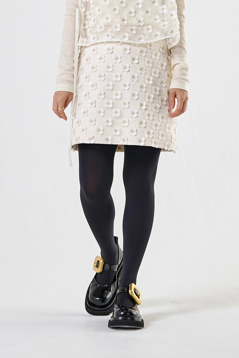 yori shirocon cloverミニスカートブラック36