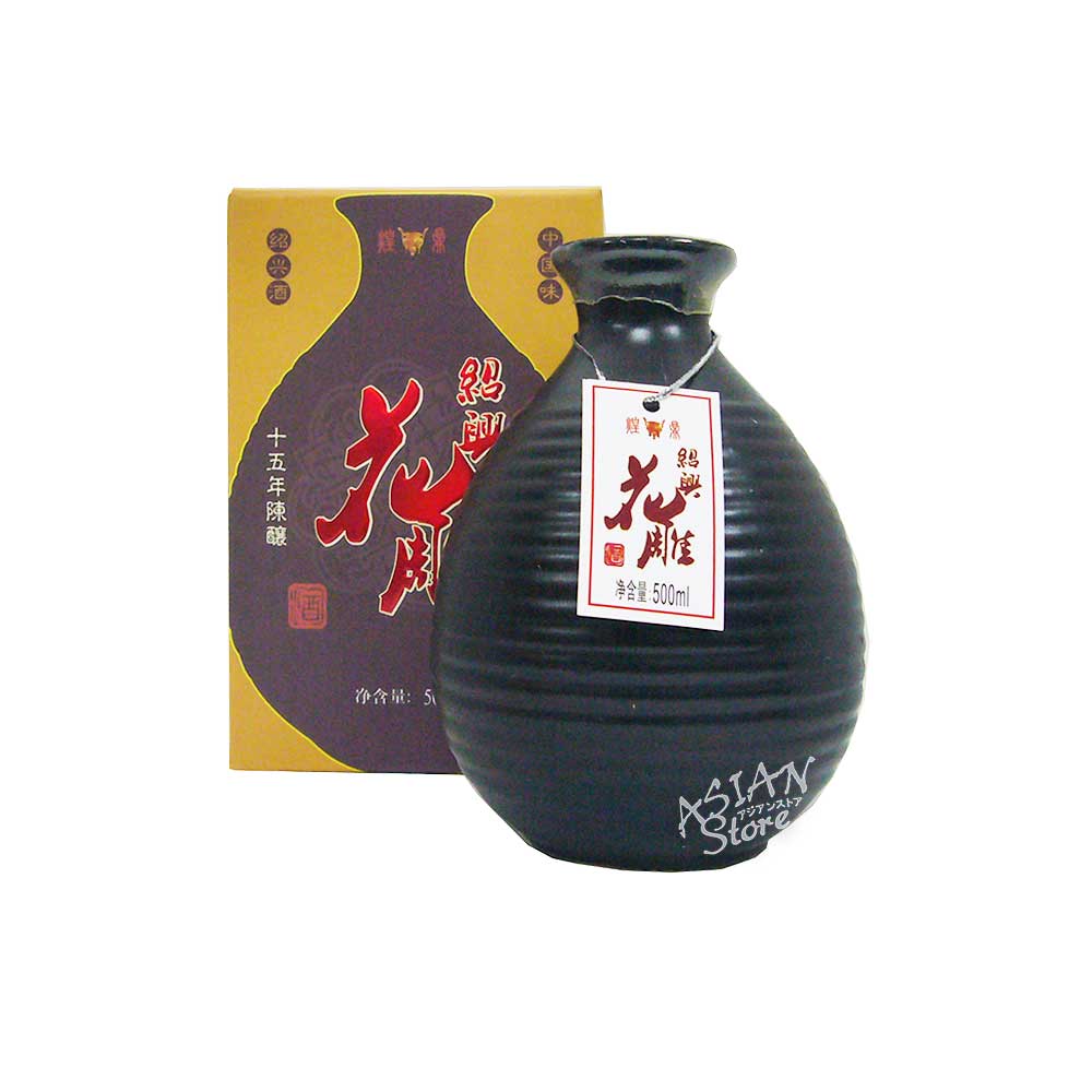 常温便】【紹興酒】煌鼎陳年15年紹興花彫酒500ml/14度｜【中国】紹興酒