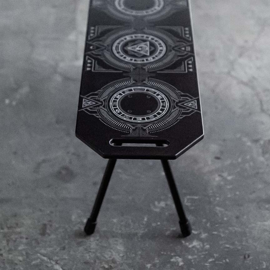 DEVISE DECK ブラック紋章 | DEVISE WORKS | キャンプ用品