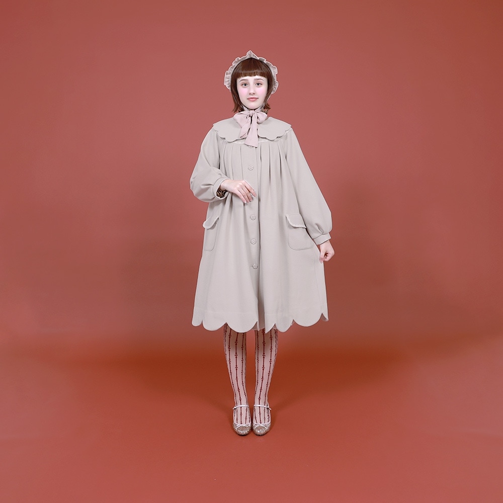 プチローズスカラップコート(petitrose scallop coat) | COAT