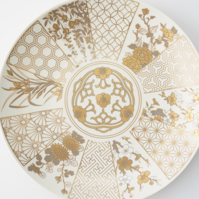 金襴 古伊万里 7号皿（化粧箱入り）FOURGRACEオリジナル ｜ 四季折々の