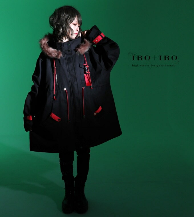 アウター コート モッズコート ユニセックス ビッグシルエット ベルト