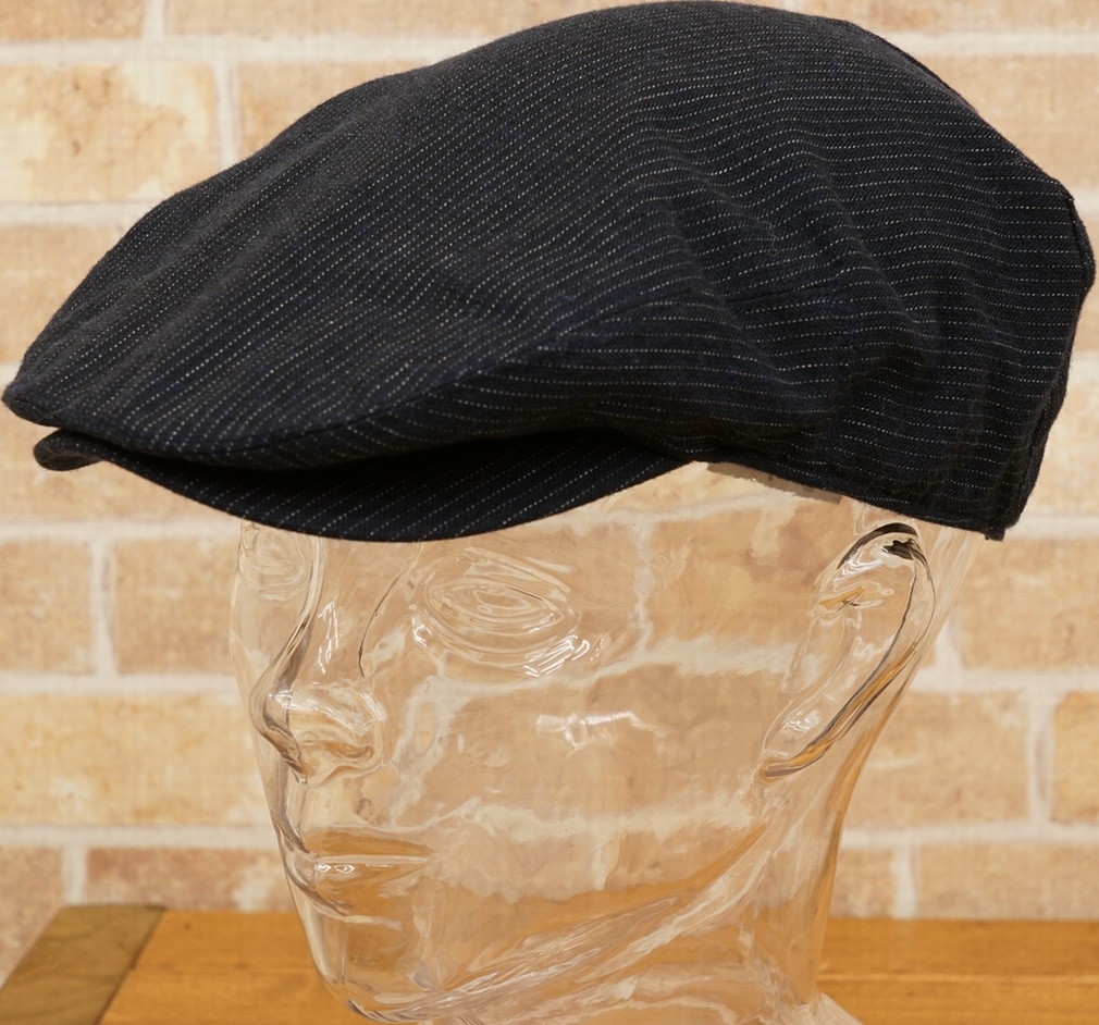 ダブルアールエル) RRL インディゴ ストライプ ハンチング メンズ