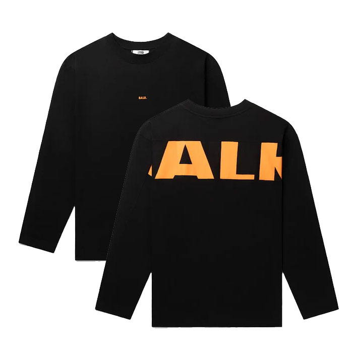 BALR./ボーラー 【日本限定】GAME DAY BOX FIT LONGSLEEVE Jet Black