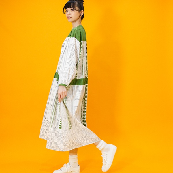 ワンピース ジャック/ワンピース,プリントワンピース オーガニック