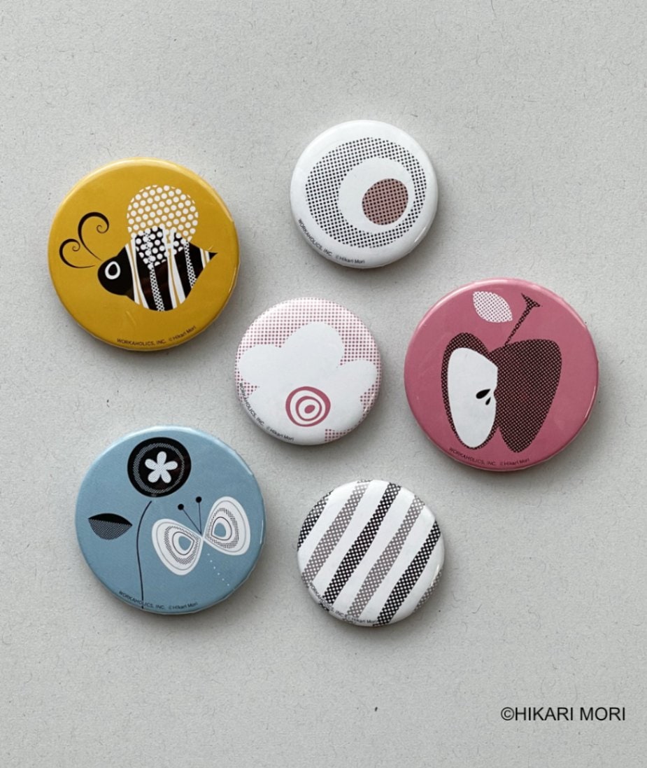 森ヒカリ 缶バッジ6個セット