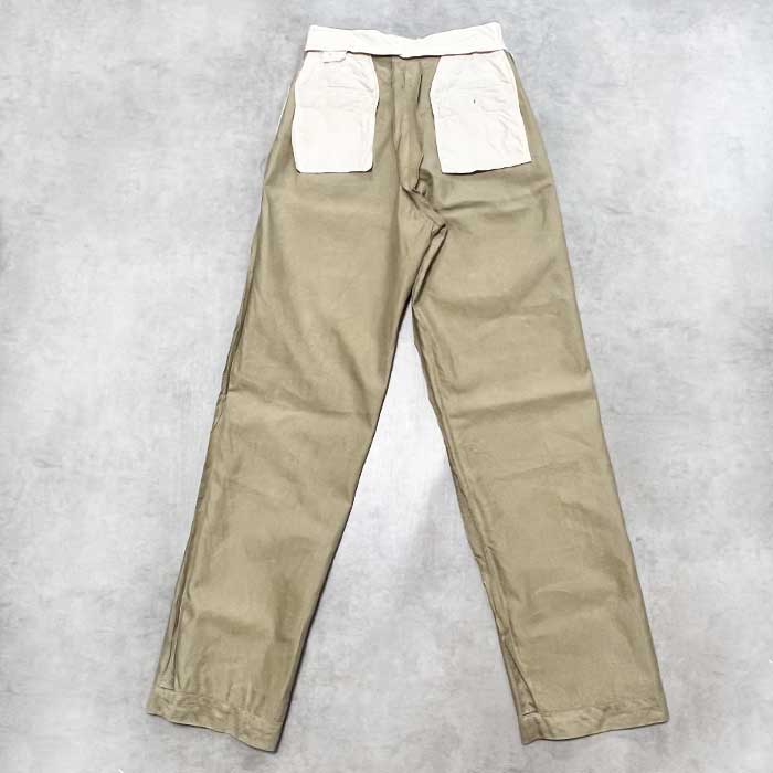 60's U.S ARMY ZIP CHINO TROUSERS W30/L34 60年代 アメリカ陸軍