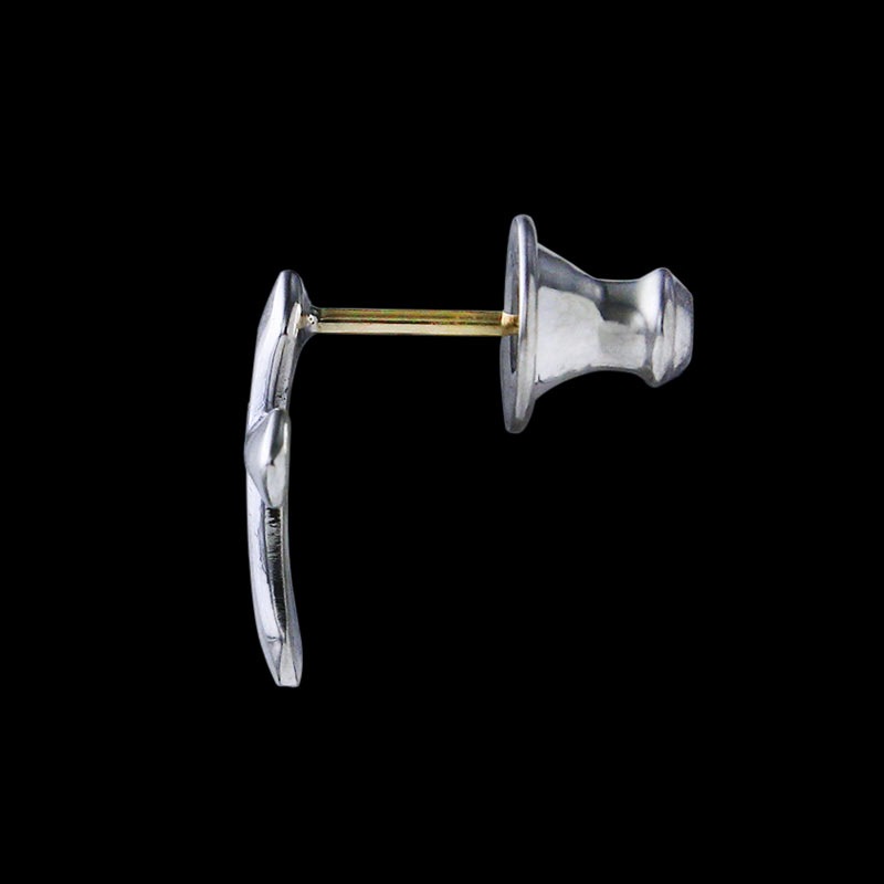 シルク クロス スタッド イヤリング | メイティングフライト