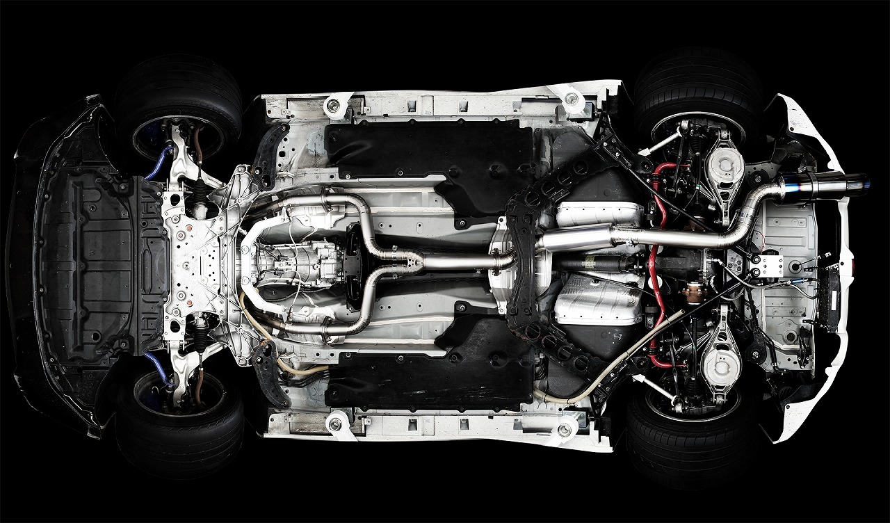 フルチタン触媒ストレートパイプキット フェアレディZ Z34/Z33 VQ35HR