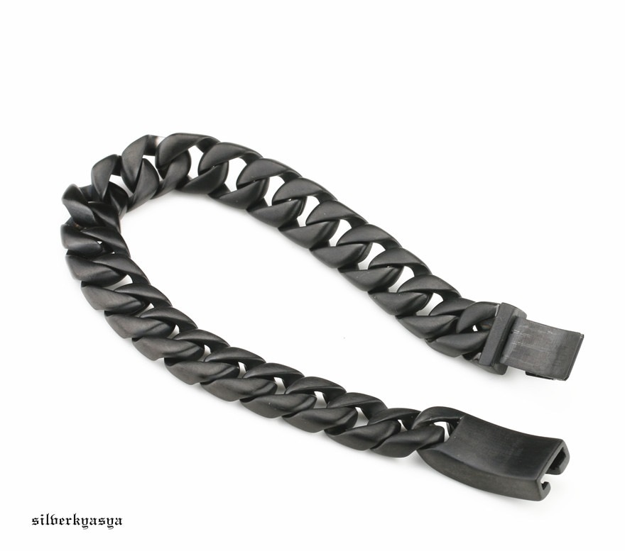 ステンレス喜平ブレスレット ブラック [b148] | すべての商品 | SILVER