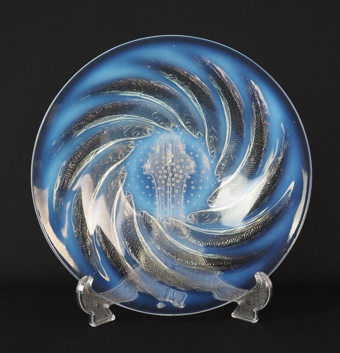 マッチーさま 深淵なるオパルセント ラリック本人作品 ポワソン 大鉢