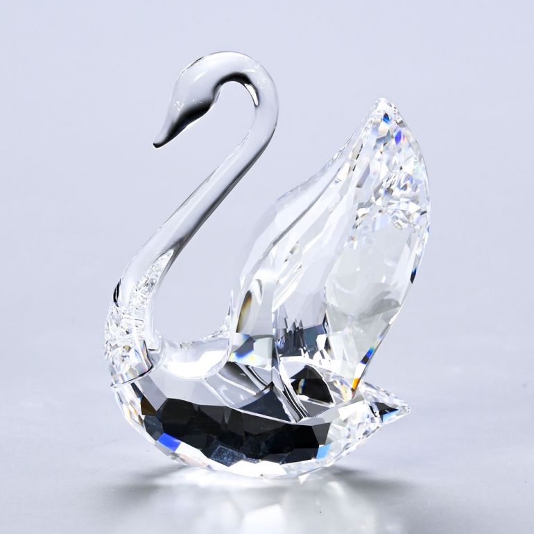 スワロフスキー SWAROVSKI オーナメント クリスタルフィギュア スワン