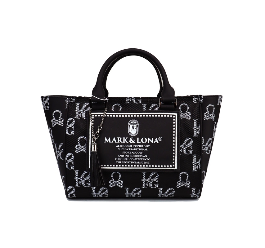 MARK&LONA ブラック ゲージカモトートバッグ MARK & LONA ブラック迷彩