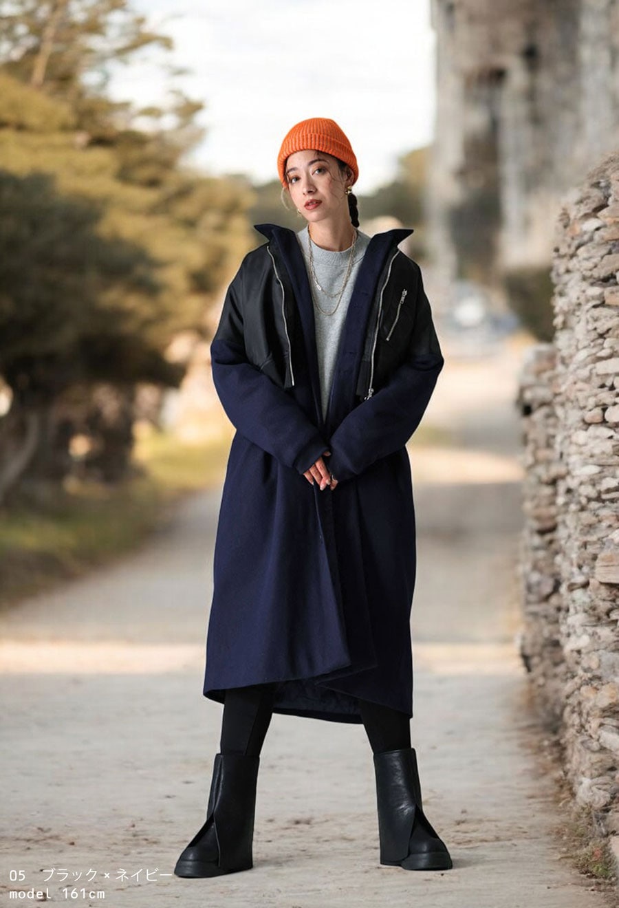 ドッキングコート コート レディース アウター 長袖 送料無料・メール