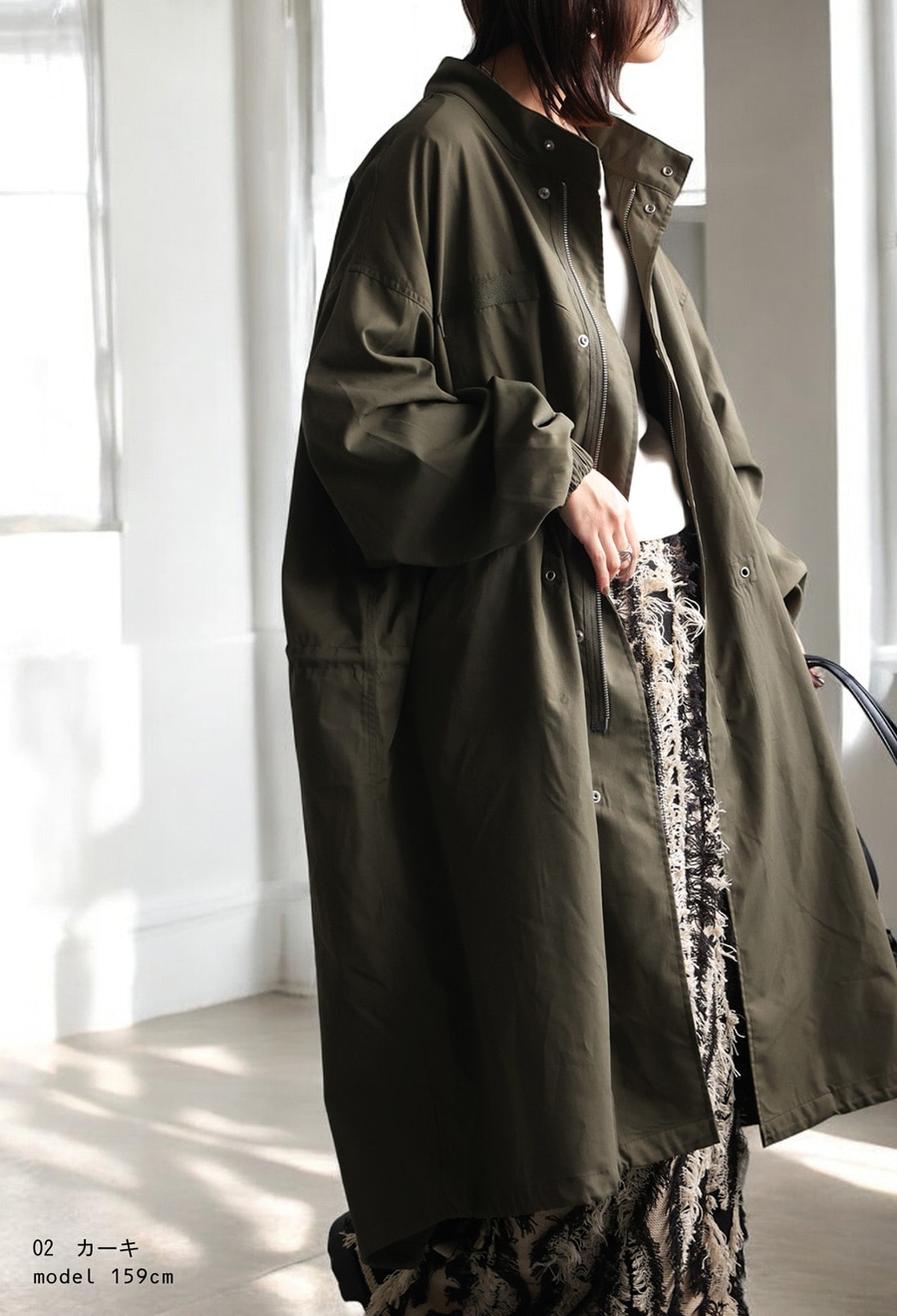 モッズコート コート レディース アウター 長袖 送料無料・メール便