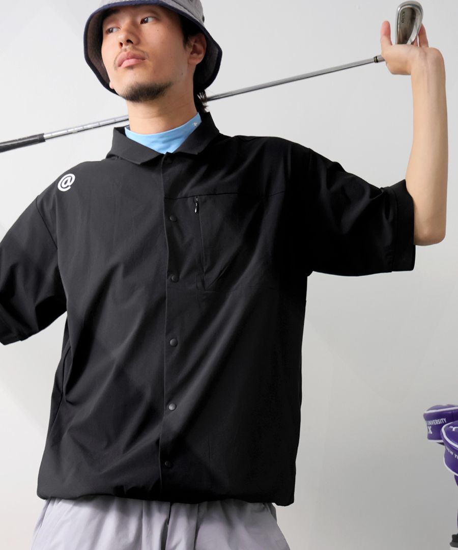 ANTIQUA GOLF×STCH シャツ メンズ 送料無料・(100)メール便可 | ALL